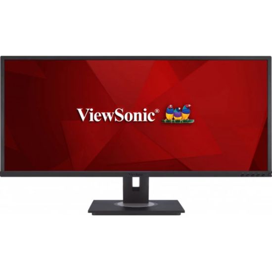 Picture of ViewSonic 34' WQHD 3440 x 1440, USB-C Docking, 90w Charger,Ethernet, FreeSync, Speaker, VDisplay, HAS, Superclear, VG3456 Business Monitor