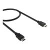 Picture of Verbatim HDMI 1.4b Cable 1m - Support 4K FHD, 3D Compatible, Audio Return Channel (ARC) HIgh Performance Premium Cable. Black Colour