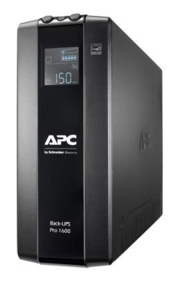 Picture of APC Back-UPS Pro 1600VA/960W Line Interactive UPS, Tower, 230V/10A Input, 8x IEC C13 Outlets, Lead Acid Battery, LCD, AVR