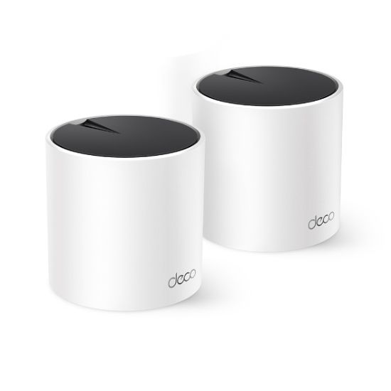 Picture of TP-Link Deco X55(2-pack) AX3000 Whole Home Mesh WiFi 6 Router, Dual-Band with Smart Antennas, MU-MIMO, HomeShield Security