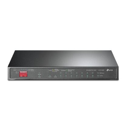 Picture of TP-Link TL-SG1210MP 10-Port Gigabit Desktop Switch with 8-Port PoE+PORT: 8× Gigabit PoE+ Ports, 2x Gigabit Non-PoE Ports, 1× Combo Gigabit SFP SlotS