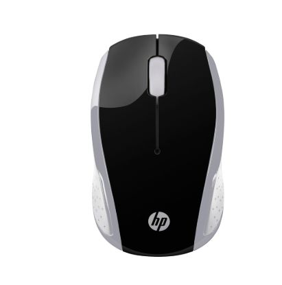 Picture of HP Wireless Mouse 200 2.4GHz 3 Bottons USB Wireless 2xAAA 1000 dpi Up to 12M Battery Life Dongle all-day comfort design Black/Silver