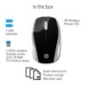 Picture of HP Wireless Mouse 200 2.4GHz 3 Bottons USB Wireless 2xAAA 1000 dpi Up to 12M Battery Life Dongle all-day comfort design Black/Silver