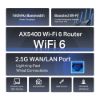 Picture of TP-Link Archer AX72 Pro AX5400 Multi-Gigabit WiFi 6 Router, 574 Mbps at 2.4 GHz + 4804 Mbps at 5 GHz, Beamforming, Smart Connect, Airtime Fairness