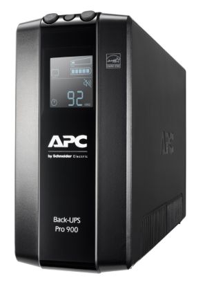 Picture of APC Back-UPS Pro 900VA/540W Line Interactive UPS, Tower, 230V/10A Input, 6x IEC C13 Outlets, Lead Acid Battery, LCD, AVR