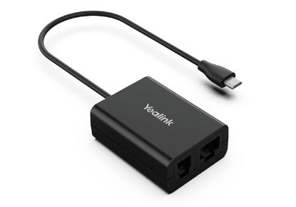 Picture of Yealink EHS60 WH6X DECT, Wireless Headset Adapter for WH6x Yealink headsets, USB, Plug And Play