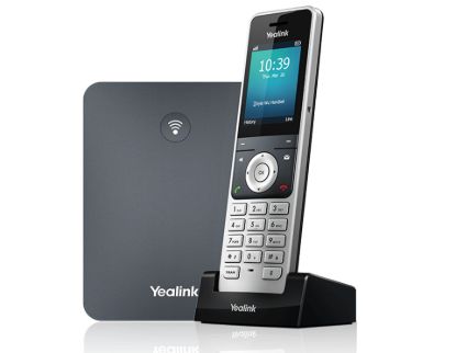 Picture of Yealink W76P High-Performance IP DECT Solution including W56H Handset and W70B Base Station, Up to 20 simultaneous calls, Flexible Noise Reduction