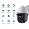 Picture of TP-Link VIGI 4MP C540(4mm) Outdoor Full-Colour Pan Tilt Network Camera, 4mm Lens, Smart Detection, 3YW