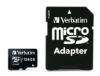 Picture of Verbatim Micro SDXC 128GB (Class 10 UHS-I) w Adaptor - 600x,  90 MB/Second, High Capacity and fast transfer. Mobile, Camera, Backup. Water Resistant