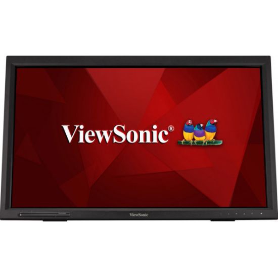 Picture of ViewSonic 24' TD2423 IR 10 Point Touch Advanced Ergonomics, Magnetic Pen Holder, 40 degrees Tilt, 7H Hardness VESA 100, Glove, Multi OS Touch Monitor