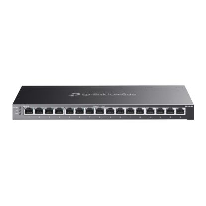 Picture of TP-Link SG2016P Omada 16-Port Gigabit Smart Switch with 8-Port PoE+ , Integration with Omada SDN Controller, Static Routing, 802.1Q VLAN, STP/RSTP/MST