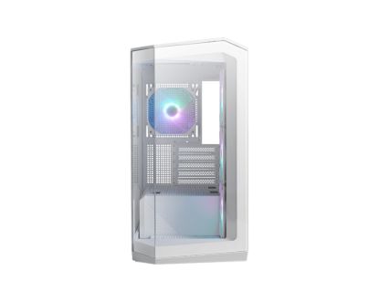 Picture of MSI MAG PANO M100R PZ WHITE Micro ATX Case, 1x USB 3.2, 2x USB 2.0, 1x Audio, 1x Mic, 4x PCI-E, 2x 2.5', 2x 3.5', Micro ATX / Mini ITX(NEW)