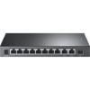 Picture of TP-Link TL-SL1311P 8-Port 10/100Mbps + 3-Port Gigabit Desktop Switch with 8-Port PoE+, Extend Mode for 250m PoE Transmitting, Isolation Mode, PoE Aut