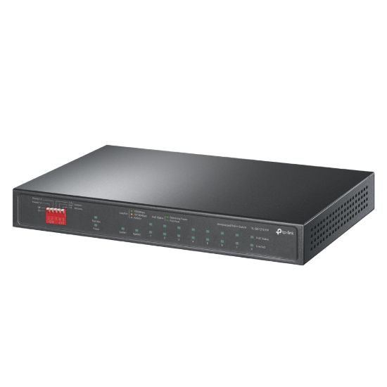 Picture of TP-Link TL-SG1210PP 10-Port Gigabit Desktop Switch with 6-Port PoE+ and 2-Port PoE++ , 9× 10/100/1000Mbps RJ45 Ports, 1× 1000Mbps Combo SFP/RJ45 Port
