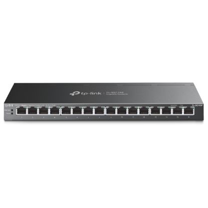 Picture of TP-Link TL-SG116P 16-Port Gigabit Desktop Switch with 16-Port PoE+, Up to 250 m, Isolation Mode, PoE Auto Recovery, Plug and Play