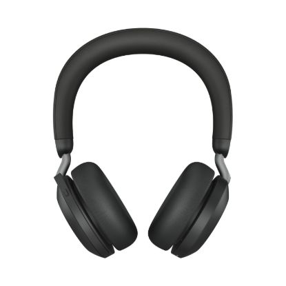 Picture of Jabra Evolve2 75 USB-C Link380a UC Stereo Stand Black, 8-Mic Technology, 36 Hours Battery & Fast Charge, Dual-Foam Tech, Discreet Hide-Away Boom Arm