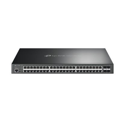 Picture of TP-Link SG3452XP Omada 48-Port PoE+ Gigabit L2+ Managed Switch with 4 10GE SFP+ Slots, Integration with Omada SDN Controller,Static Routing, OAM, DDM,
