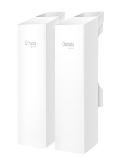 Picture of TP-Link Omada 5GHz 867Mbps Indoor/Outdoor Wireless Bridge, Up To 1km, 3x Gigabit Ethernet Ports, Auto-pairing, IP65 (EAP211-Bridge KIT)