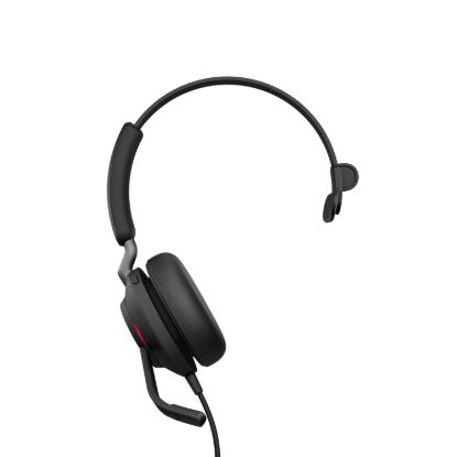 Picture of Jabra Evolve2 40 SE Wired USB-C MS Mono Headset, 360° BusyLight, Noise Isolationg Ear Cushions, 2Yr Warranty, Plug-and-play