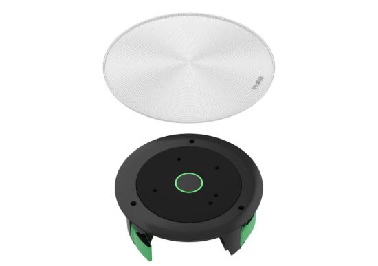 Picture of Yealink CMKit-121, Including 1x CM20 , 2xCS10 , 1xRCH40 E2, comprehensive package designed as the core setup for the Yealink audio ceiling solution