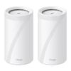 Picture of TP-Link Deco BE85(2-pack) BE22000 Tri-Band Whole Home Mesh Wi-Fi 7 System (WiFI7), 1376 Mbps at 2.4 GHz + 8640 Mbps at 5 GHz + 11520 Mbps at 6 GHz