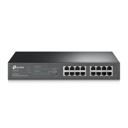 Picture of TP-Link TL-SG1016PE 16-Port Gigabit Easy Smart Switch 8-Port PoE+ Rack Mountable/Desktop, 32Gbps Switching Capacity,8K MAC Address Table