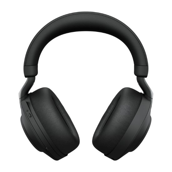 Picture of Jabra Evolve2 85 UC Stereo Black Link 380 USB-A and Charging Stand USB-A ANC Bluetooth Headset, 10-Microphone Technology, Digital Hybrid ANC