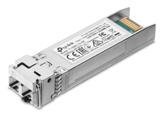 Picture of TP-Link SM6110-SR Omada 25GBase-SR SFP28 LC Transceiver, Compatible with switches with 25G ports like SX6632YF; and 10G ports like SG3428X and SG3452X