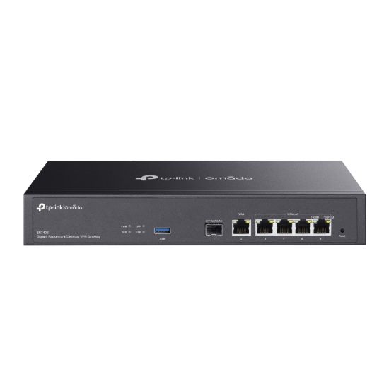 Picture of TP-Link ER7406 Omada Gigabit Rackmount/Desktop VPN Gateway, 1x Gigabit SFP WLAN/LAN, 5x Gigabit RJ45, 1x USB3.0, Load Balance, High Security VPN