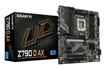 Picture of Gigabyte Z790 D AX  Intel LGA 1700 ATX Motherboard, 4x DDR5 ~192GB, 2x PCI-E x16, 3x M.2, 6x SATA,  6x USB 3.2, 2x USB-C,2x USB 2.0