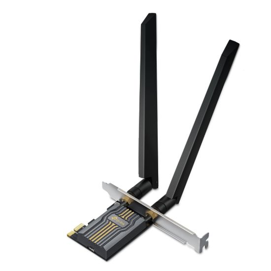 Picture of TP-Link Archer TBE400E BE6500 Wi-Fi 7 Bluetooth 5.4 PCIe Adapter,  6GHz@2882 Mbps, 5GHz@2882 Mbps, 2.4GHz@688 Mbps (wifi7) (NIC)