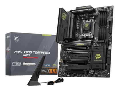 Picture of MSI MAG X870 TOMAHAWK WIFI, AMD AM5 ATX Motherboard 4x DDR5~256GB, 3x PCIe x16, 4x M.2, 5x USB 3.2, 4x USB2.0, 3x USB-C