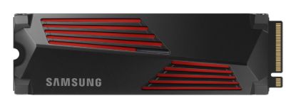 Picture of Samsung 990 Pro 1TB with Heatsink Gen4 NVMe SSD 7450MB/s 6900MB/s R/W 1550K/1200K IOPS 600TBW 1.5M Hrs MTBF for PS5 5yrs Wty