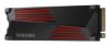 Picture of Samsung 990 Pro 1TB with Heatsink Gen4 NVMe SSD 7450MB/s 6900MB/s R/W 1550K/1200K IOPS 600TBW 1.5M Hrs MTBF for PS5 5yrs Wty