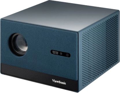 Picture of ViewSonic LX60HD Mini Cube Projector. 1080P up to 140'. Smart LED with Built in Google TV. Dust Proof, Built in Wifi and Bluetooth.