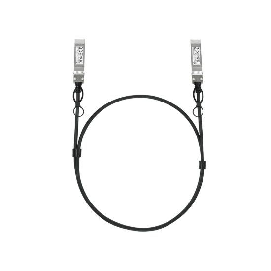 Picture of TP-Link SM6220-1M Omada 1 Meter 25G SFP28 Direct Attach Cable,  Up to 1 m Distance, Support data rate of 25Gbps and 10Gbps, Compatible with 25G SFP28
