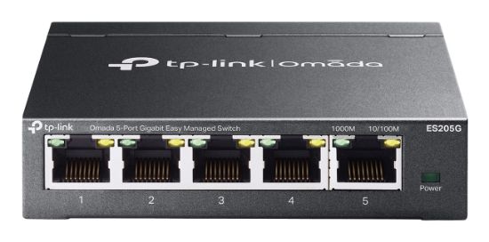 Picture of TP-Link ES205G Omada 5-Port Gigabit Easy Managed Switch by Omada SDN,  VLAN, QoS, IGMP Snooping, Loop Prevention, Port Isolation