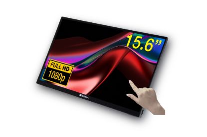 Picture of Verbatim 15.6' IPS USB-C Touch Full HD 1920 x 1080, 10 Point Touch, - Tilt, Speaker, Earphone, VESA 50mm x 50mm Business Ultra Portable IOS Monitor