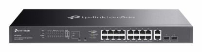 Picture of TP-Link ES220GMP Omada 20-Port Gigabit Easy Managed Switch with 16-Port PoE+,  Fast PoE, Perpetual PoE, Flow Control, Loopback Detection, Port Isolati