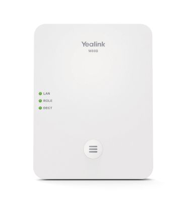 Picture of Yealink W80B Wireless DECT IP Multi-Cell System Solution, Up to 100 parallel calls, Up to 100 handsets, Up to 100 SIP accounts, Support PoE & IPv6I
