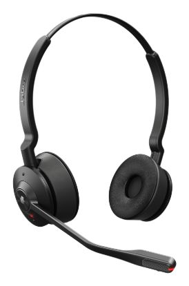 Picture of Jabra Engage 55 SE, Stereo, Link400a, MS DECT Headset, 150m Wireless Range, Noise Cancelling, Flexible, Portable, Durable, Lightweight, Busylight