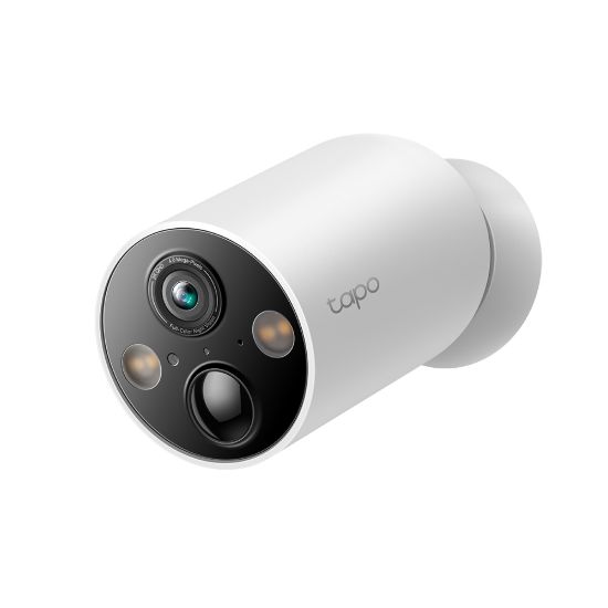 Picture of TP-Link TC85 V1.2  Smart Wire-Free Security Camera, 2K QHD (2560x1440), 2.4 GHz,  Color Night Vision, Sound and Light Alarm, Remote Control, Two-Way A