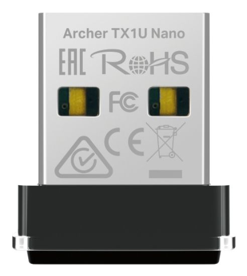 Picture of TP-Link Archer TX1U Nano AX300 Nano Wi-Fi 6 Wireless USB Adapter , 287 Mbps at 2.4 GHz ,  Internal Antennas, USB 2.0 , MU-MIMO, OFDMA