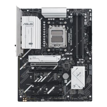 Picture of ASUS AMD PRIME B840-PLUS WIFI-CSM (AM5) ATX Motherboard 4x DDR5 192GB, 1x PCIe 4.0 x16 slot, 3 x M.2 slots, 4x SATA, Wi-Fi 6E, 1 x HDMI, 1 x DP