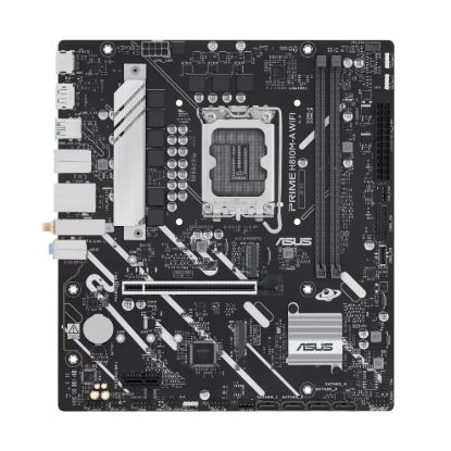 Picture of ASUS PRIME H810M-A WIFI-CSM Micro-ATX Motherboard Up to 128GB DDR5 (2x Slots), 1 x PCIe 4.0,  2 x M.2 slots,  4 x SATA, WiFi 6, 1 x HDMI, 1 x DP