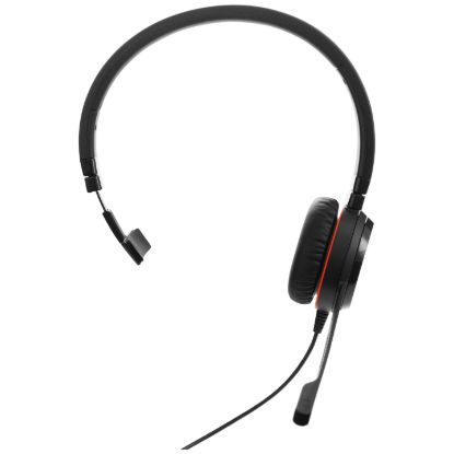Picture of Jabra Evolve 20 SE, USB C/A, MS Mono Headset, Plug-and-play, Noise-cancelling, Clearer Conversation, Manage Calls Easily, Leatherette Ear Cushions
