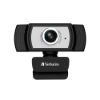 Picture of Verbatim 1080p Full HD Webcam - Black/Silver FHD 1920x1080, 2.0 Mega Pixels, Compatible with Windows XP,7 8, 10, Android V5, MacOS 10.6 or Above