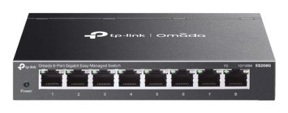 Picture of TP-Link ES208G Omada 8-Port Gigabit Easy Managed Switch, Flow Control, Loopback Detection, Port Isolation, Port Mirroring, LAG, VLAN, IGMP Snooping, Q