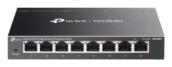 Picture of TP-Link ES208G Omada 8-Port Gigabit Easy Managed Switch, Flow Control, Loopback Detection, Port Isolation, Port Mirroring, LAG, VLAN, IGMP Snooping, Q