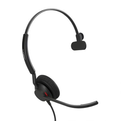 Picture of Jabra Engage 40 (Inline Link) UC Mono USB-C/A Corded Headsets, Lightweight & sturdy, Double the mic, Busylight, Hearing Protection Audio Quality